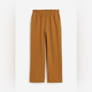H&M Cotton Wide Leg Gauze Pant- NWT- Medium